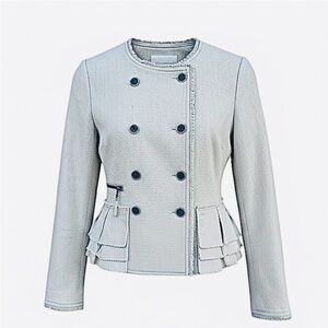 Banana Republic Elegant Beige Blazer Jacket 0P